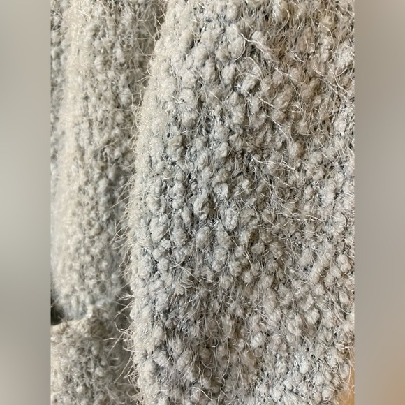 LOVE Tree Dusty Blue Soft Cardigan Longline Pockets Fuzzy Women’s Sz Small NWT - Picture 5 of 7